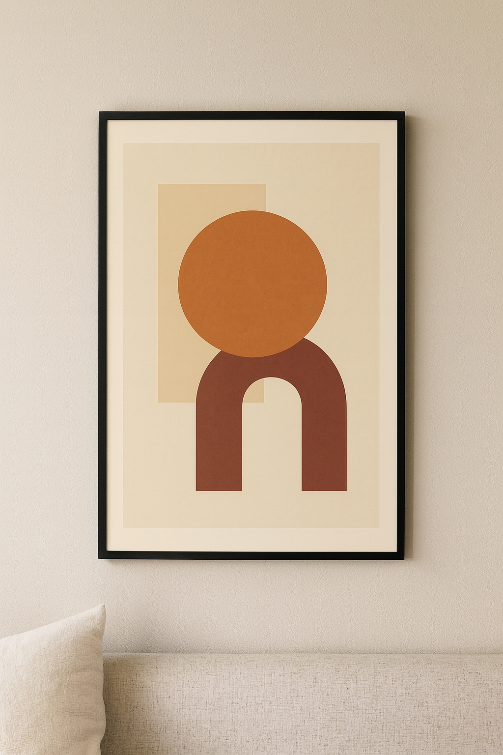 Bauhaus Arches Digital Poster