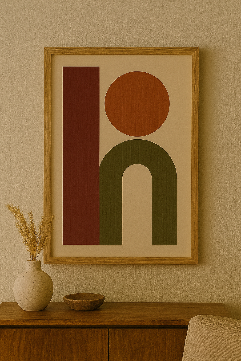 Bauhaus Geometry — Minimal Abstract Shapes Poster