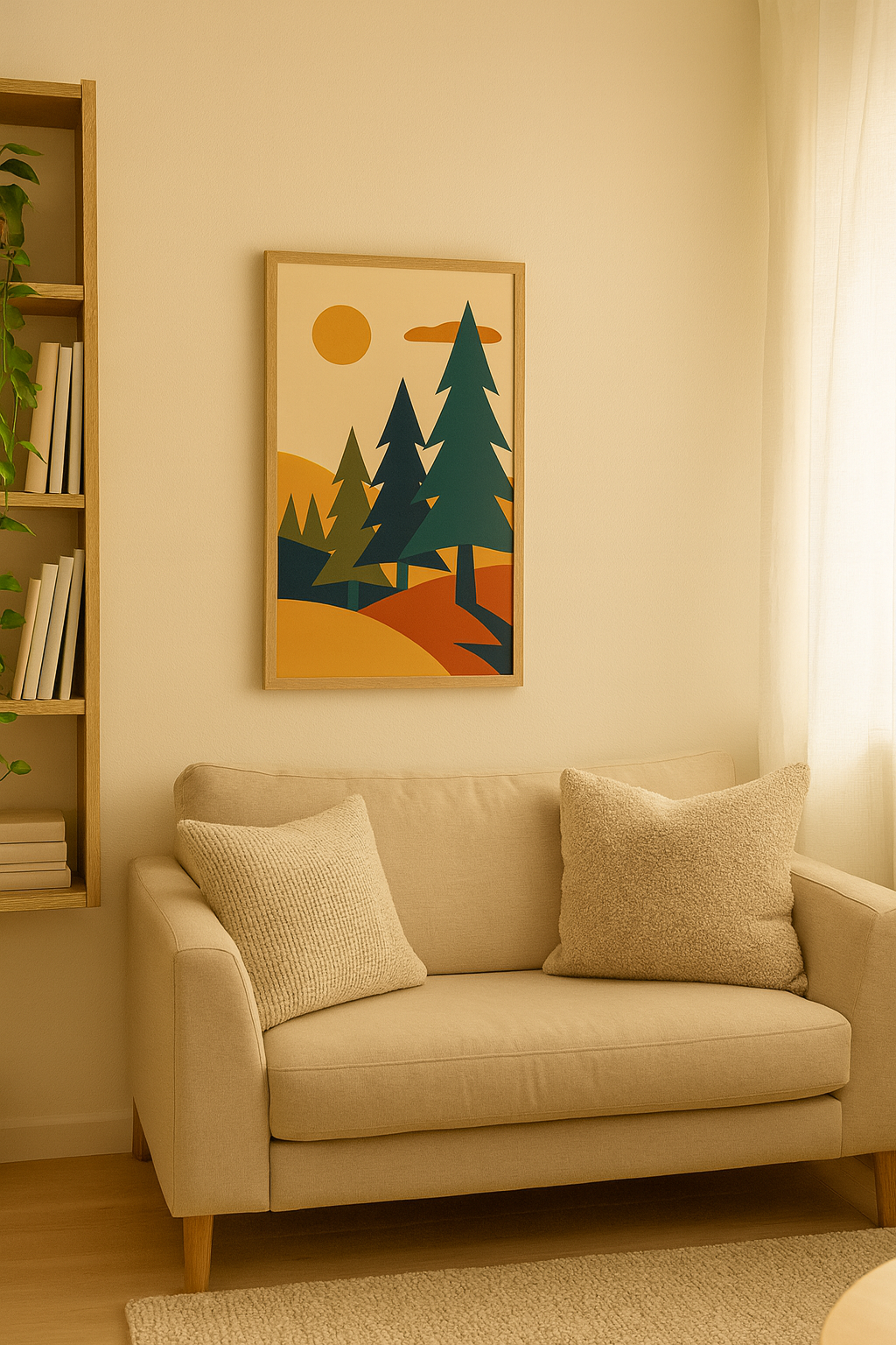 Pine Forest Digital Poster