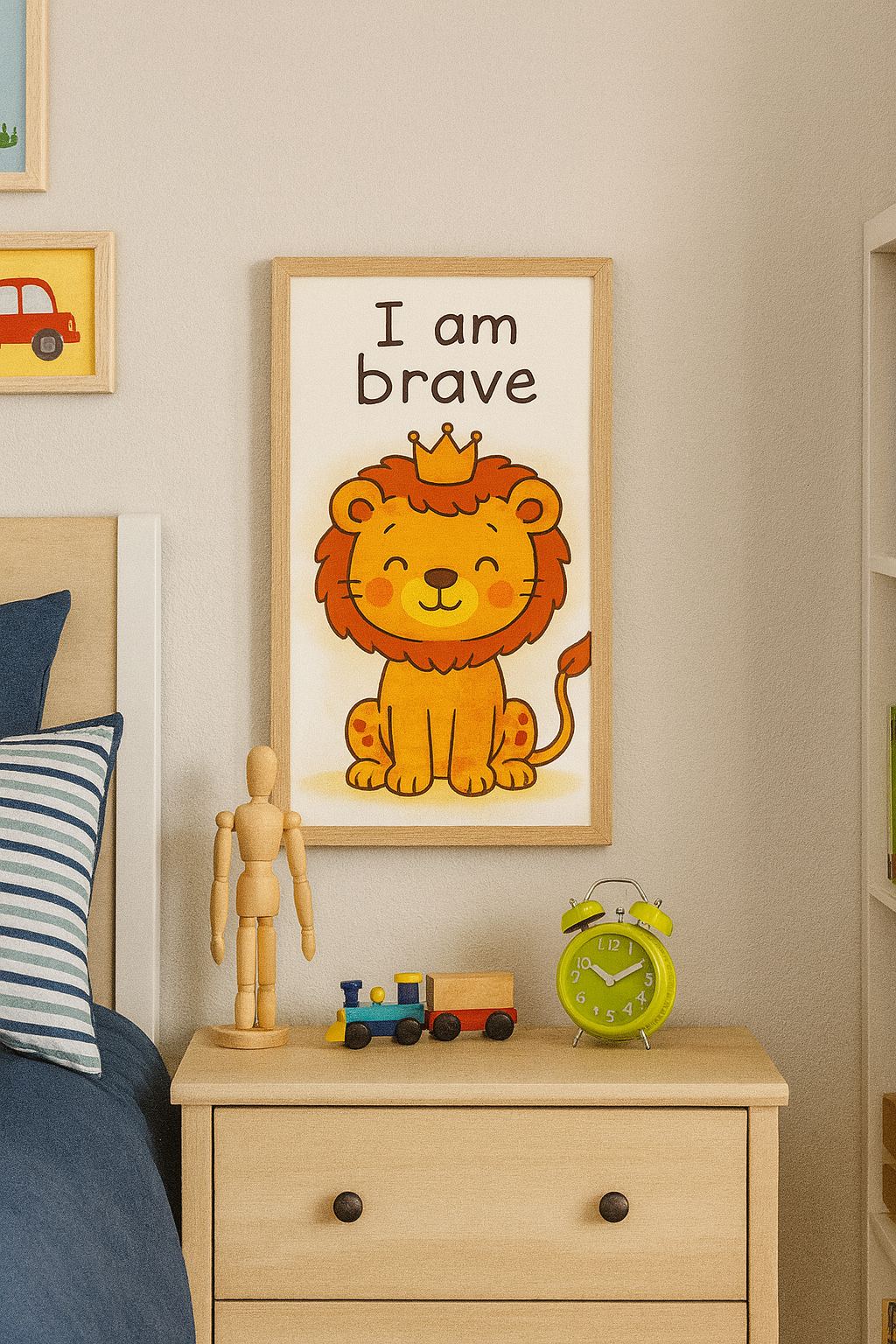 Brave Little Lion – Digital Poster