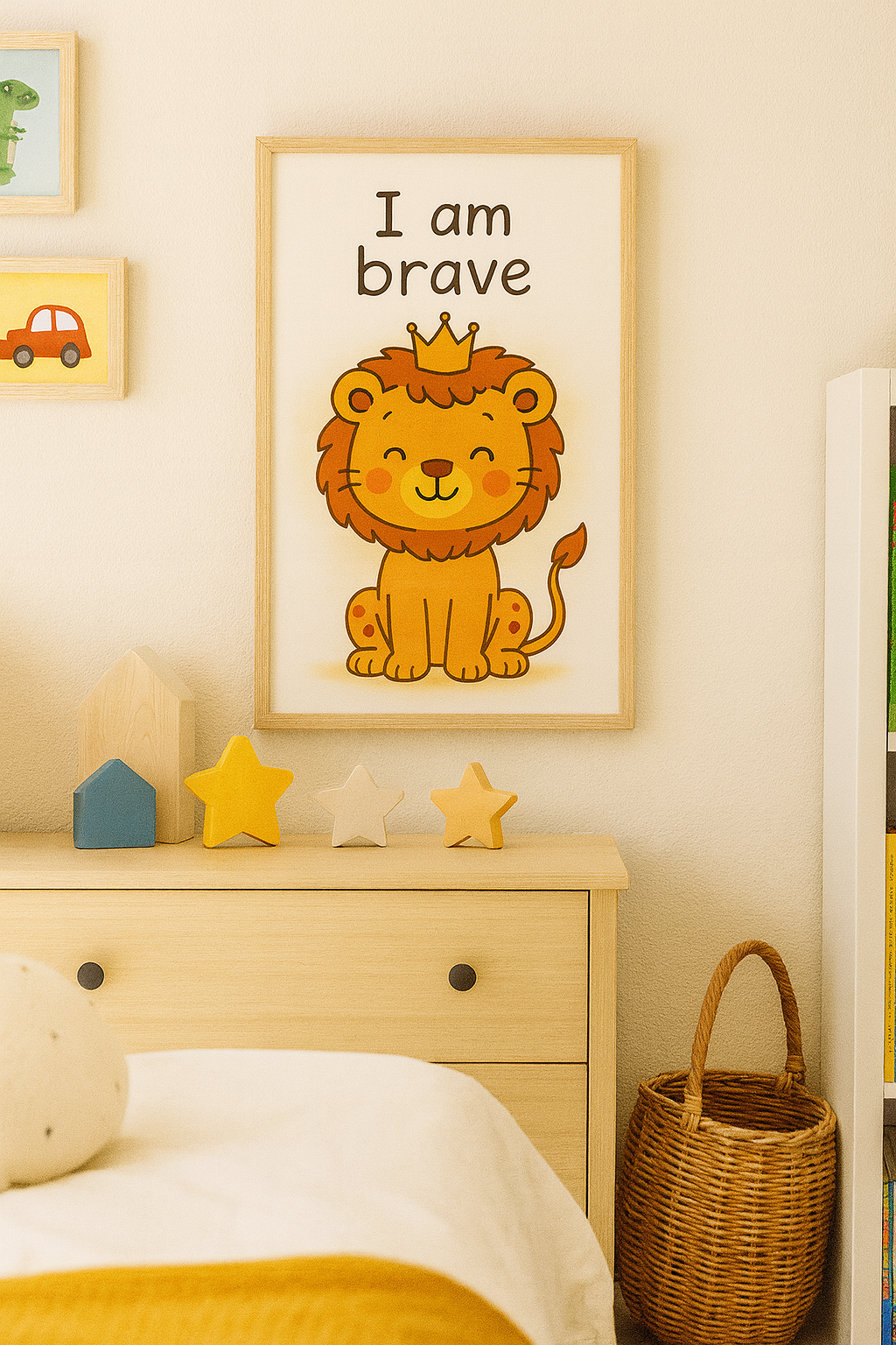Brave Little Lion – Digital Poster