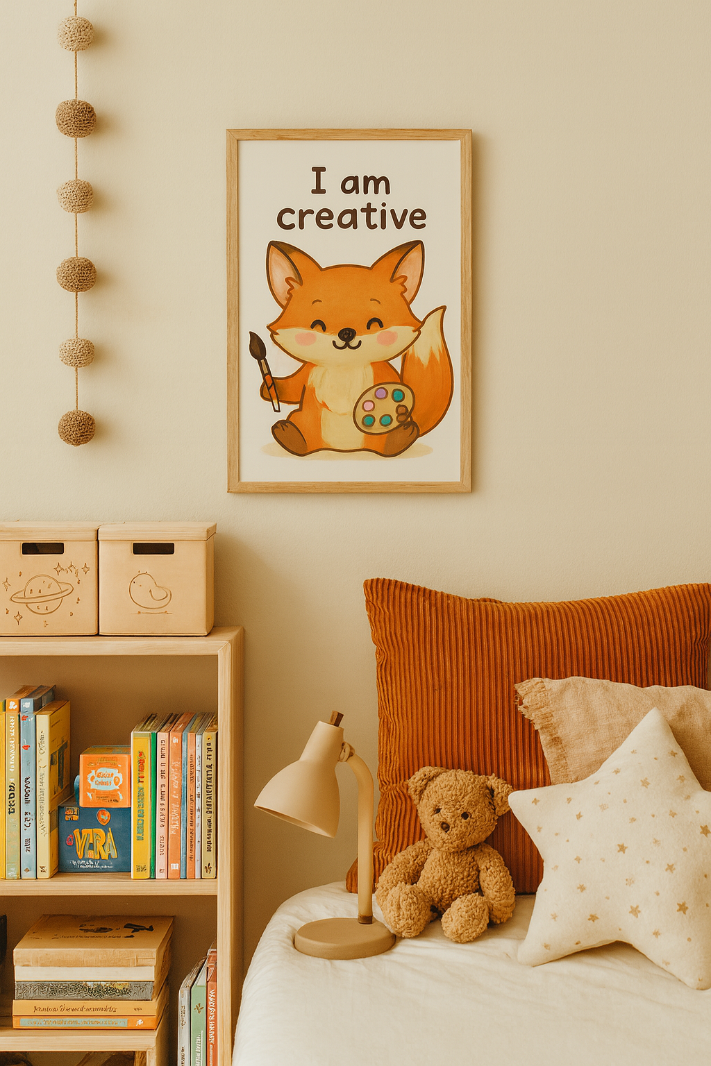 Creative Little Fox – Digital Poster