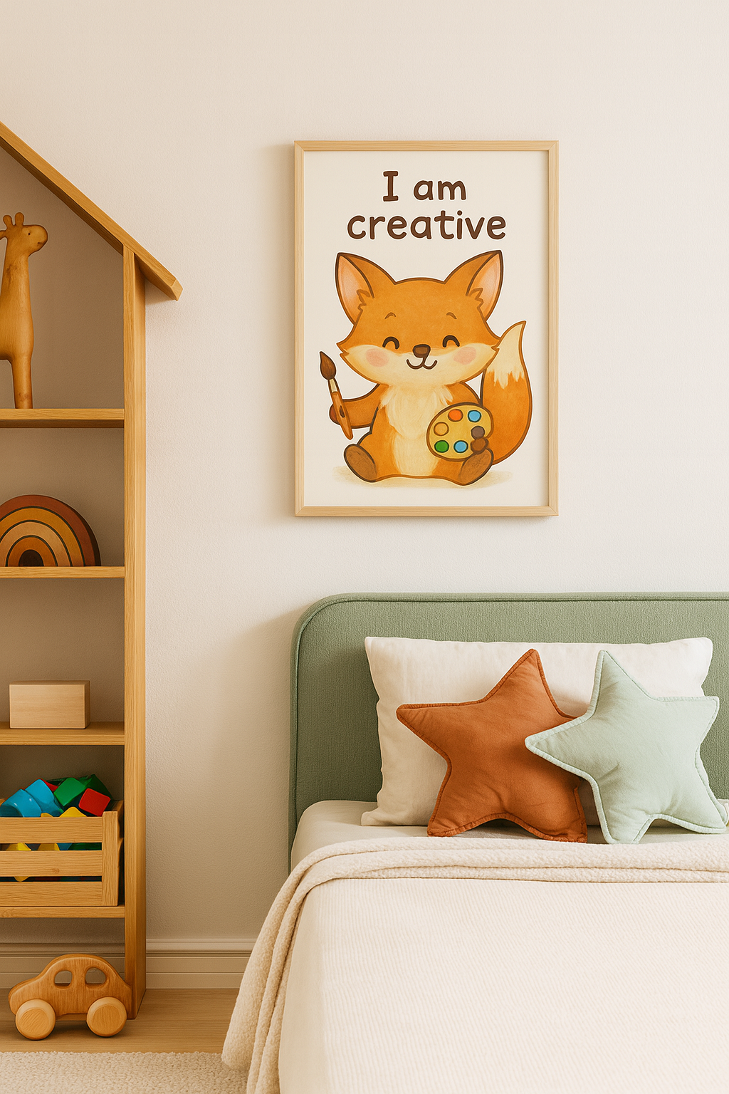 Creative Little Fox – Digital Poster
