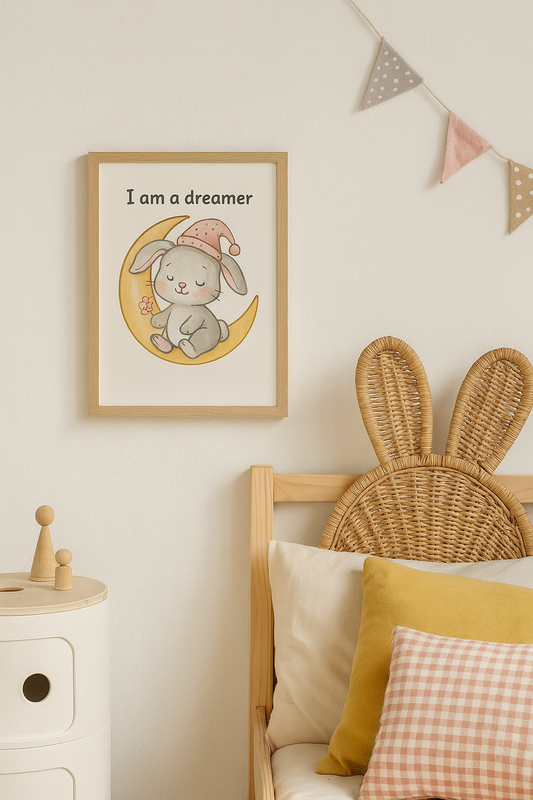 Dreamer Bunny – Digital Poster