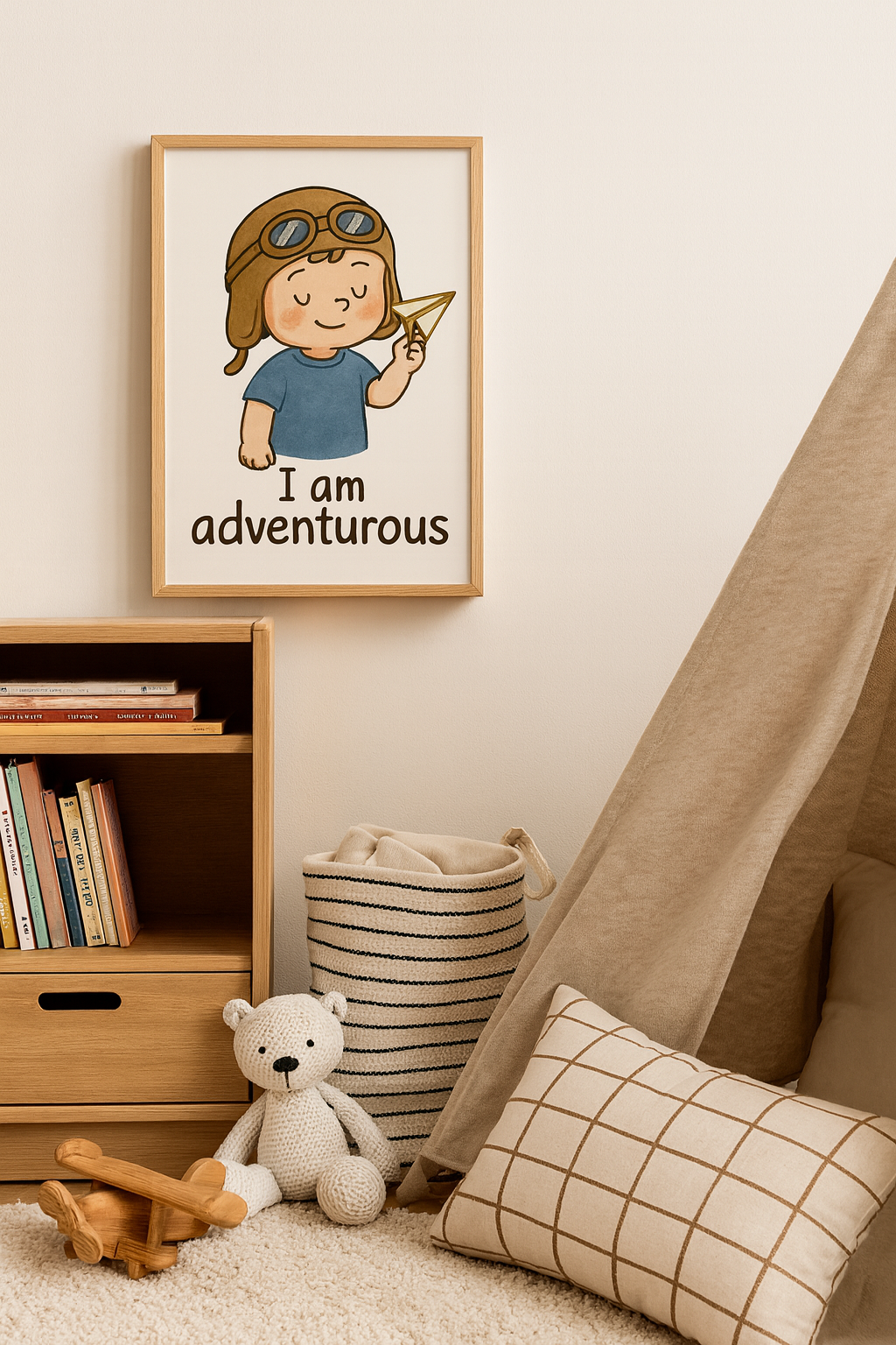 Adventurous Little Pilot – Digital Poster