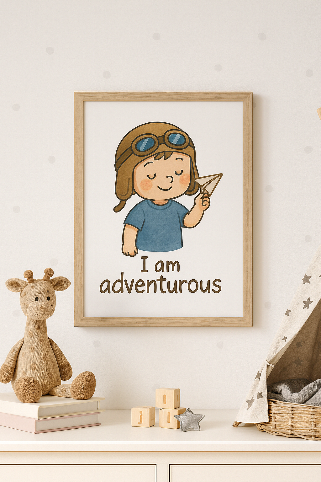 Adventurous Little Pilot – Digital Poster