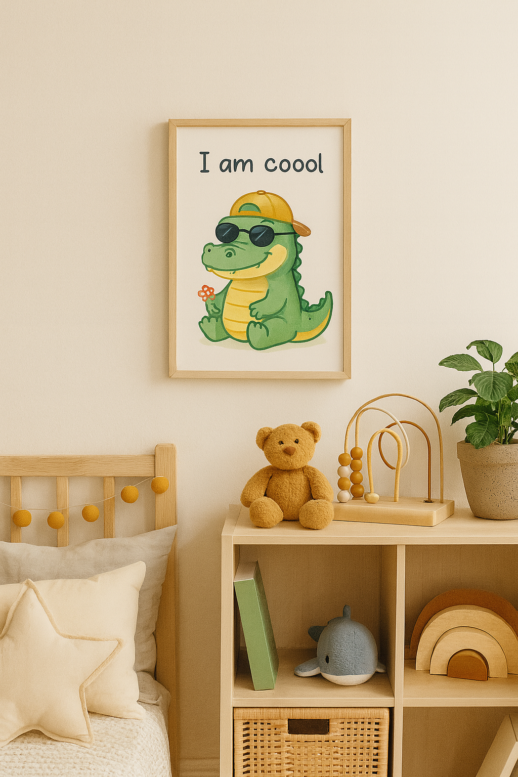 Cool Little Crocodile – Digital Poster