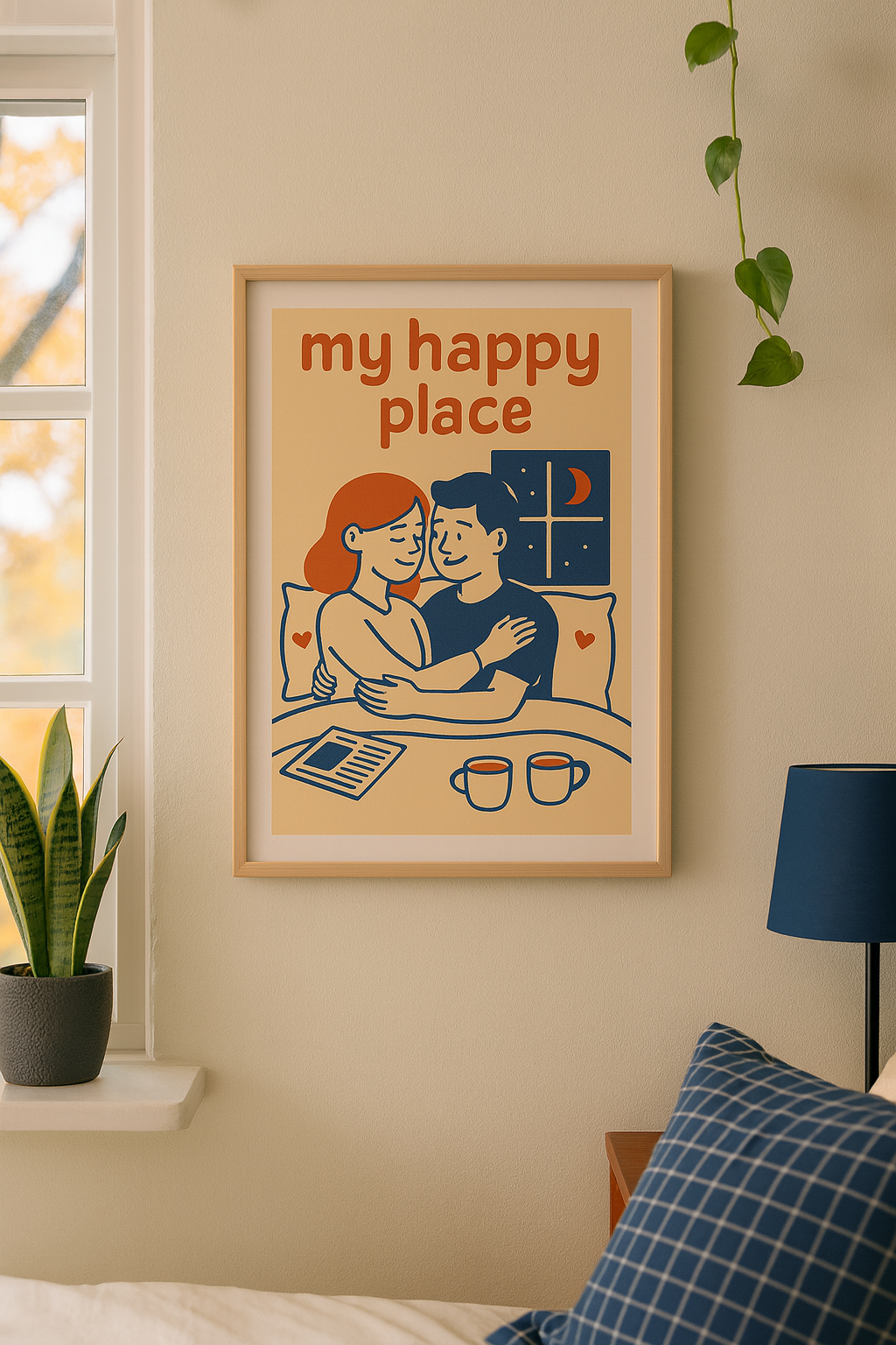 My Happy Place – Romantic Digital Wall Art