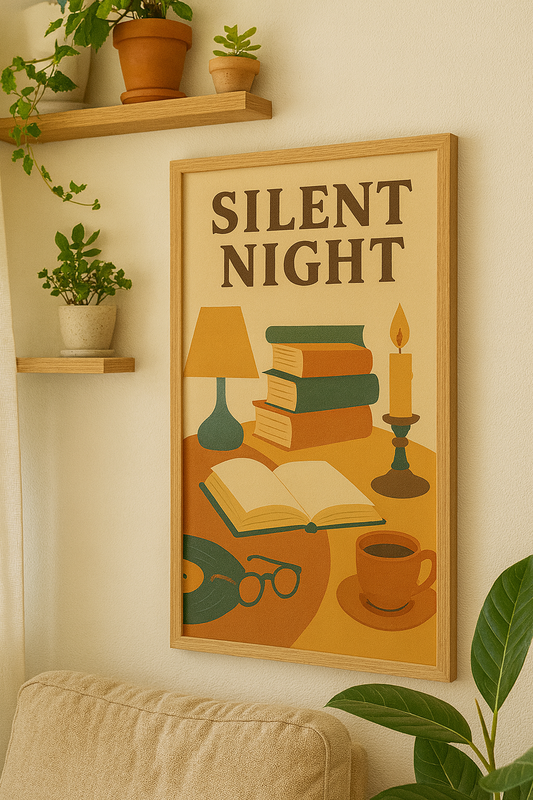 Silent Night Digital Poster