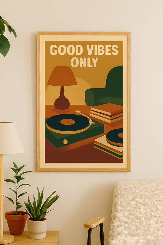 Good Vibes Only Digital Poster