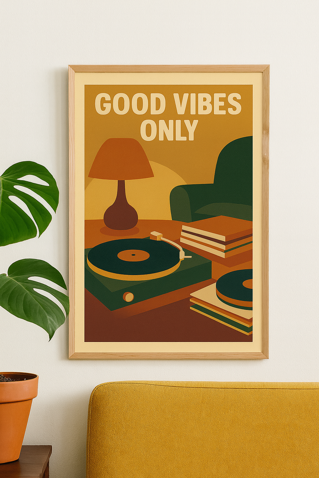 Good Vibes Only Digital Poster