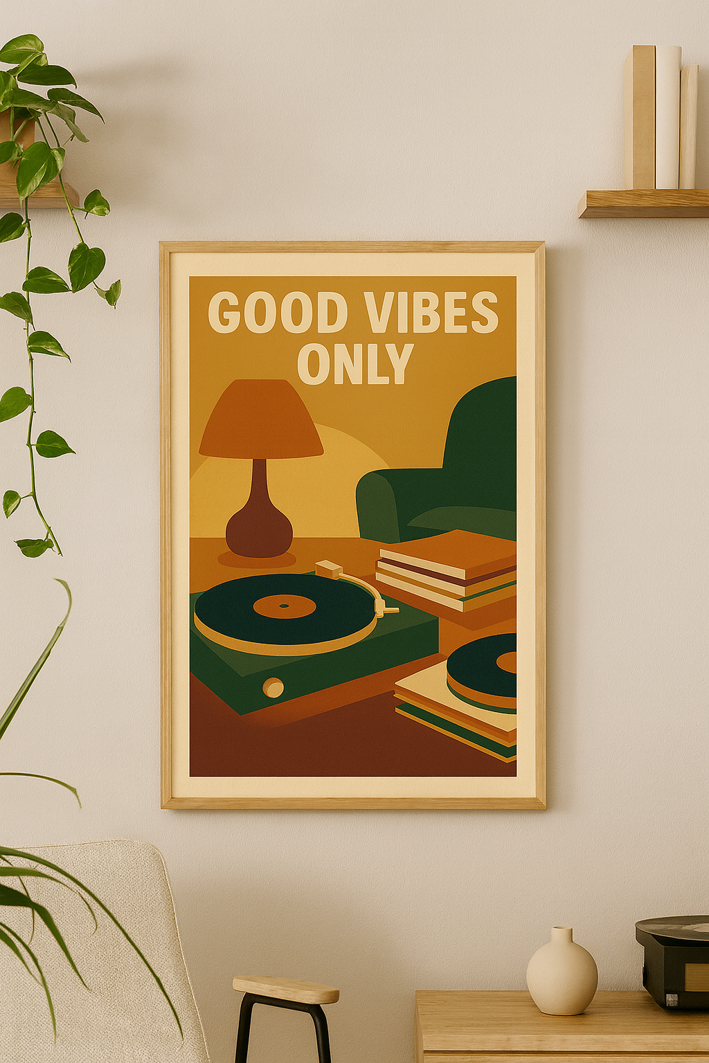 Good Vibes Only Digital Poster