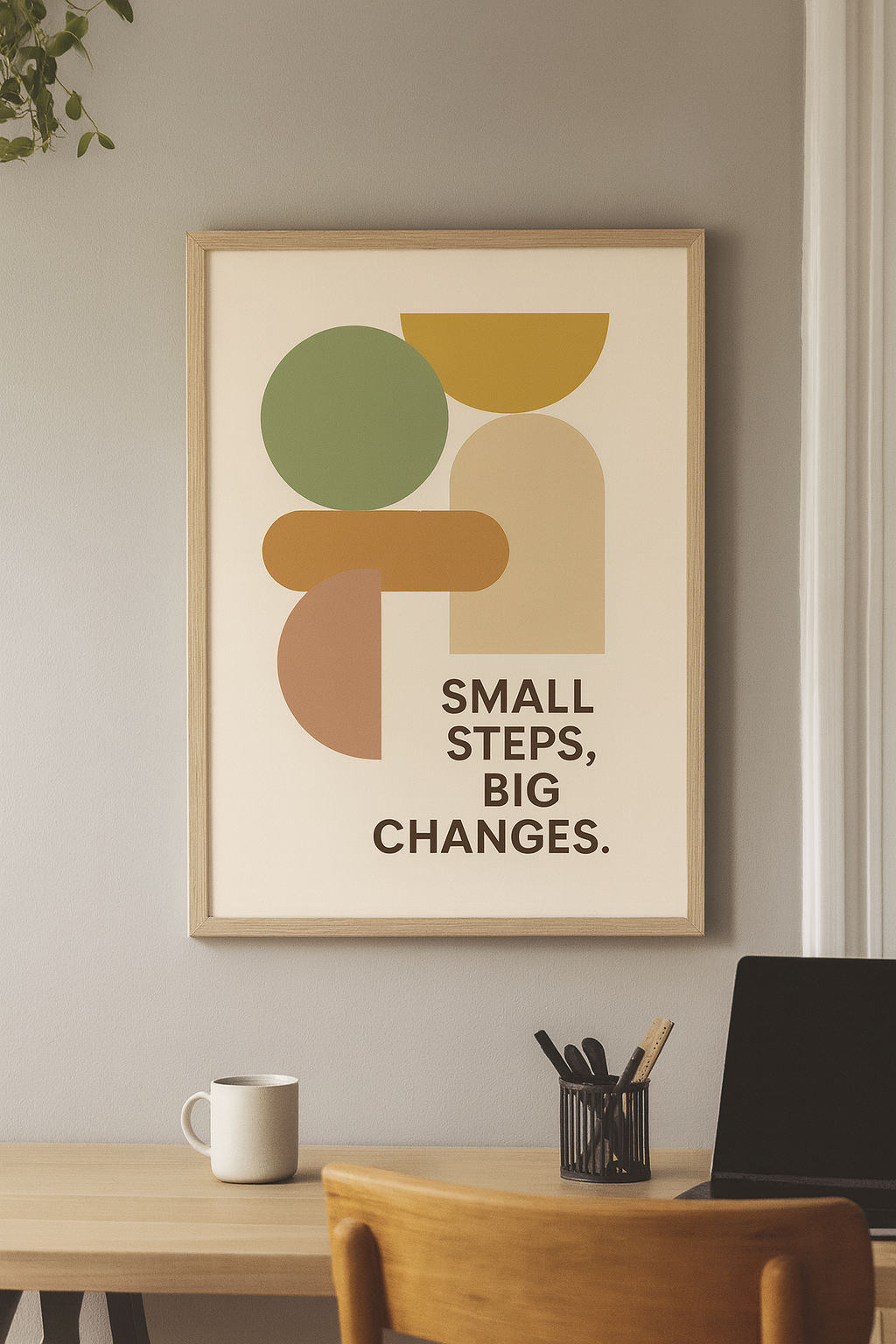 Small Steps Big Changes Digital Poster