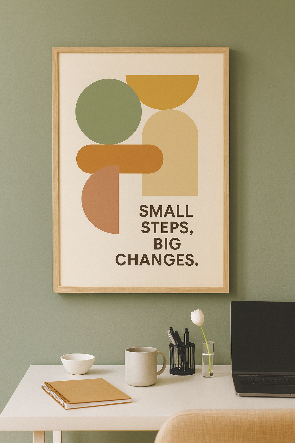 Small Steps Big Changes Digital Poster