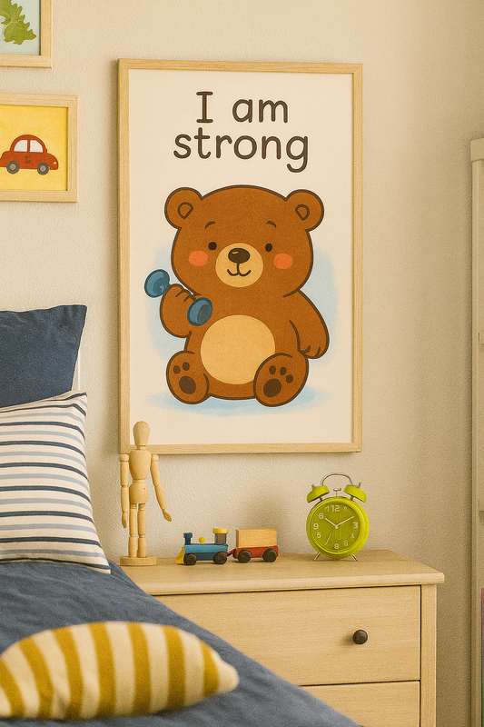 Strong Little Bear – Digital Poster