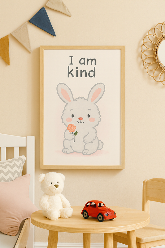 Kind Little Bunny – Digital Poster