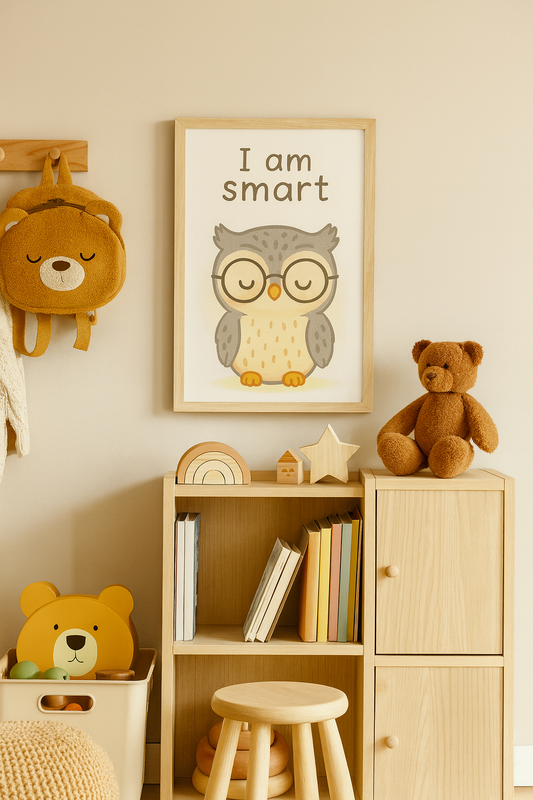 Smart Little Owl – Digital Poster