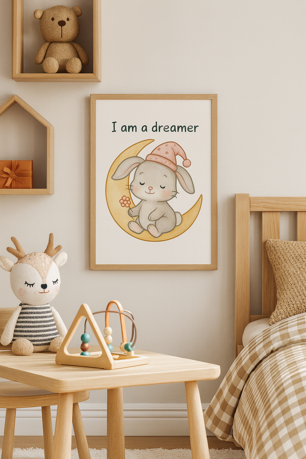 Dreamer Bunny – Digital Poster