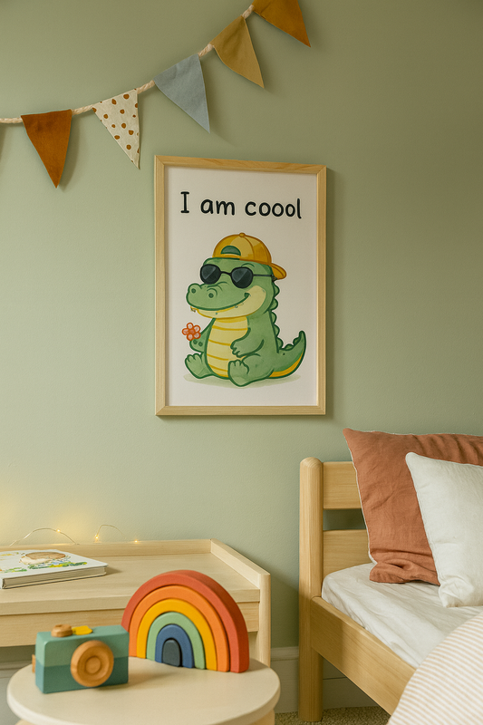 Cool Little Crocodile – Digital Poster