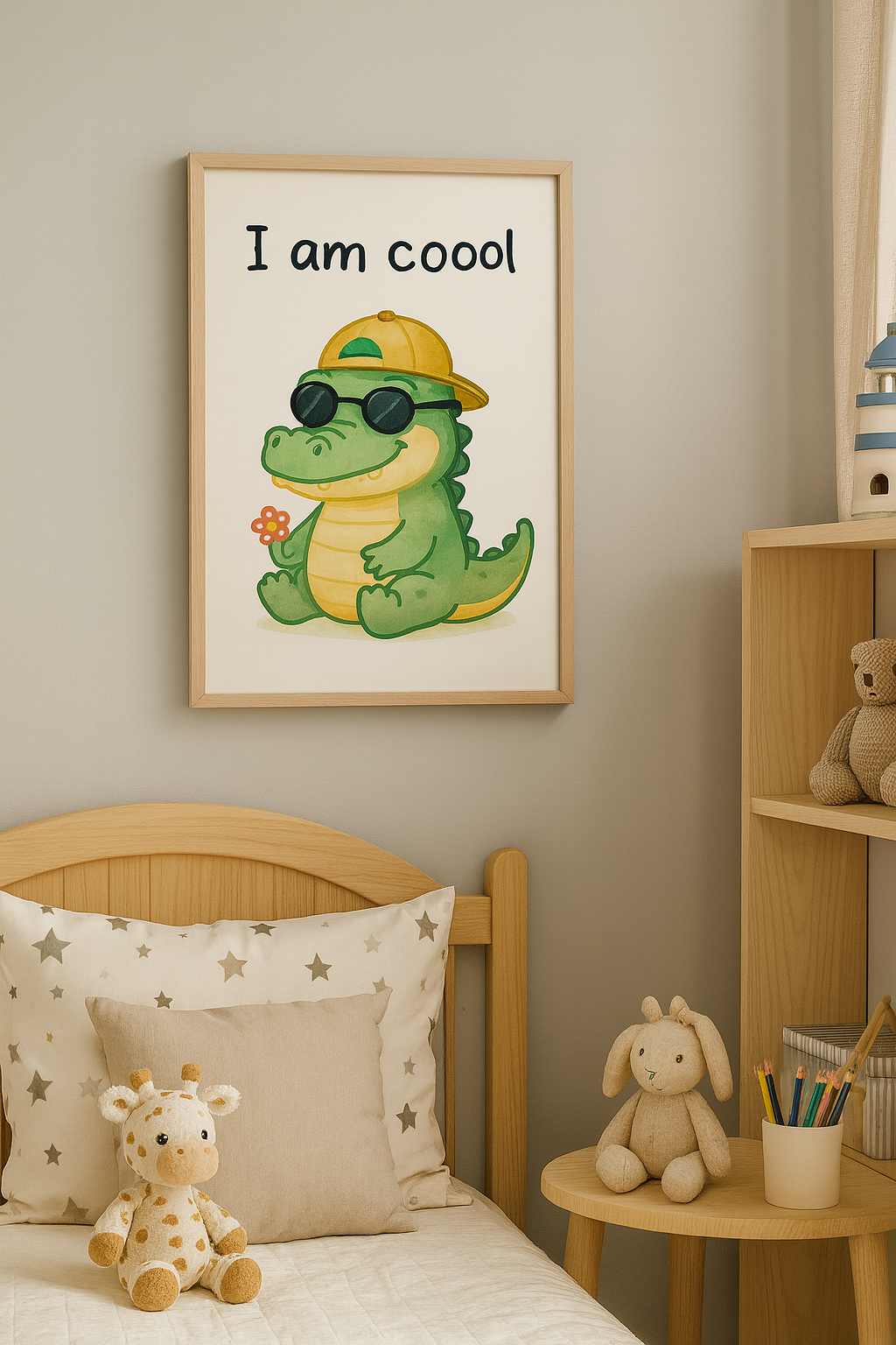 Cool Little Crocodile – Digital Poster