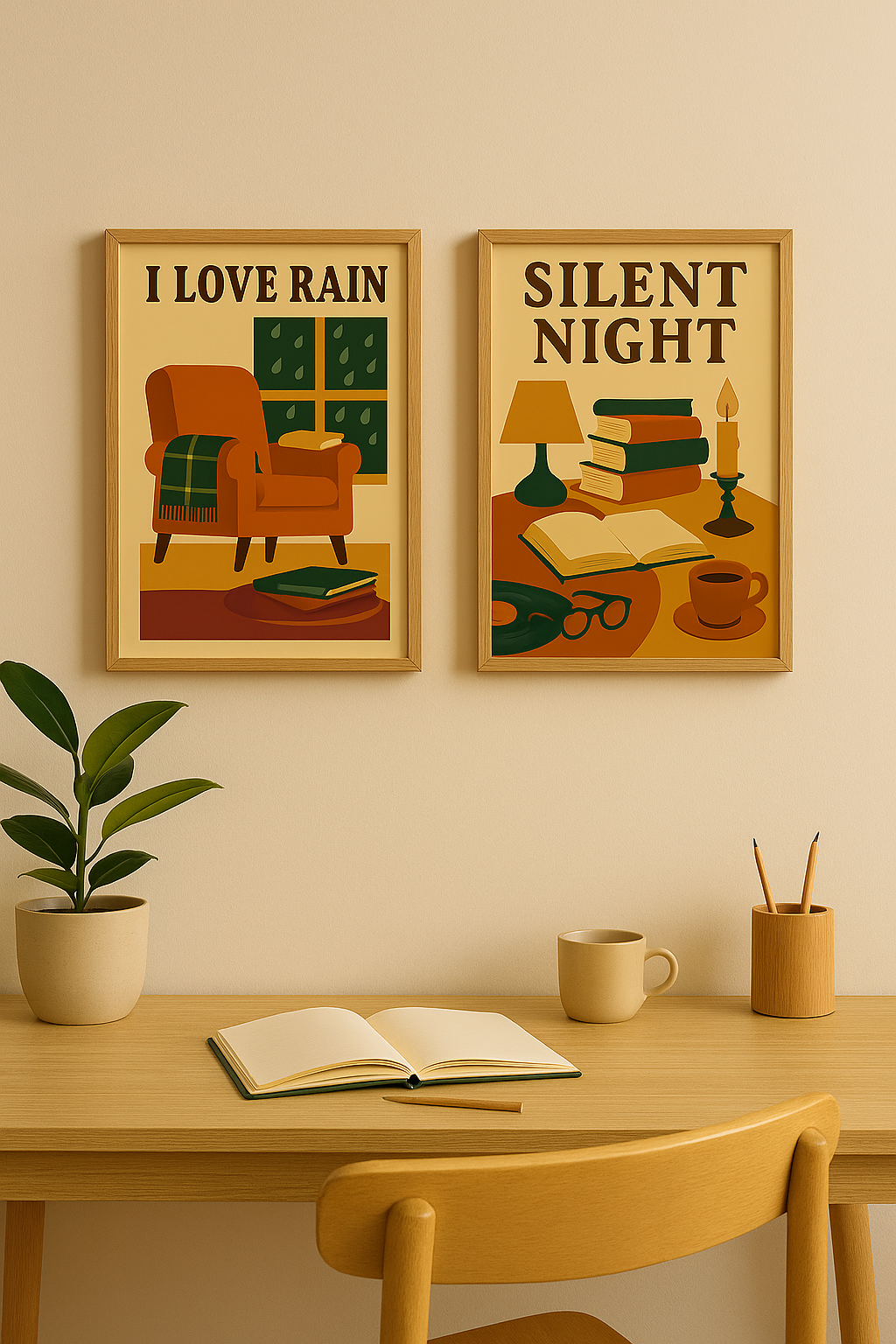 Cozy Reading Nook Digital Set